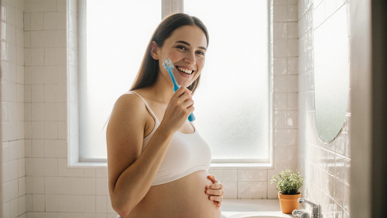 Dentální hygiena v těhotenství: proč je zásadní a jak ji zvládnout