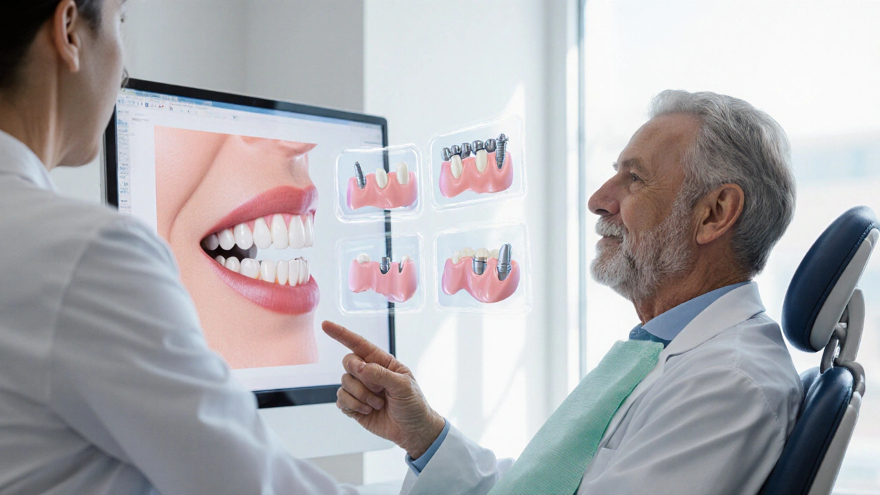 Možnosti náhrady zubu - implantát, můstek nebo protéza