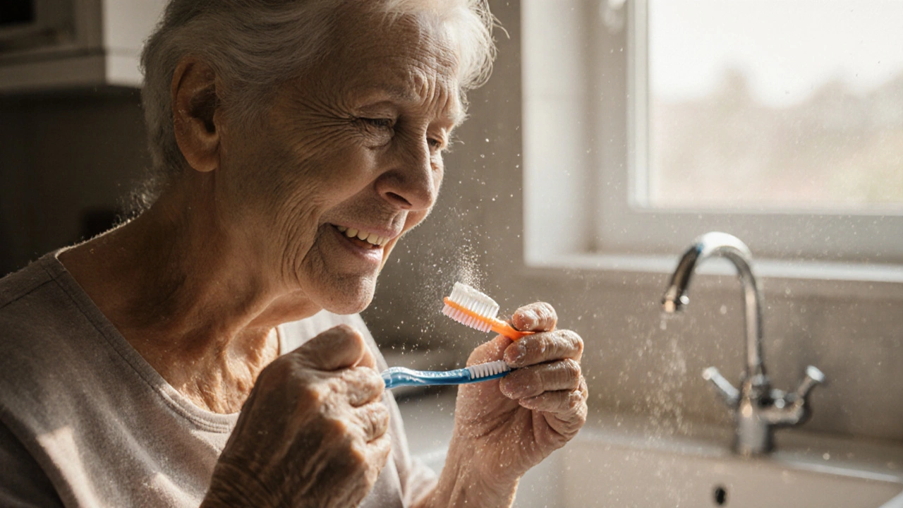 Jak se používá Corega pro nasazovací zuby - krok za krokem