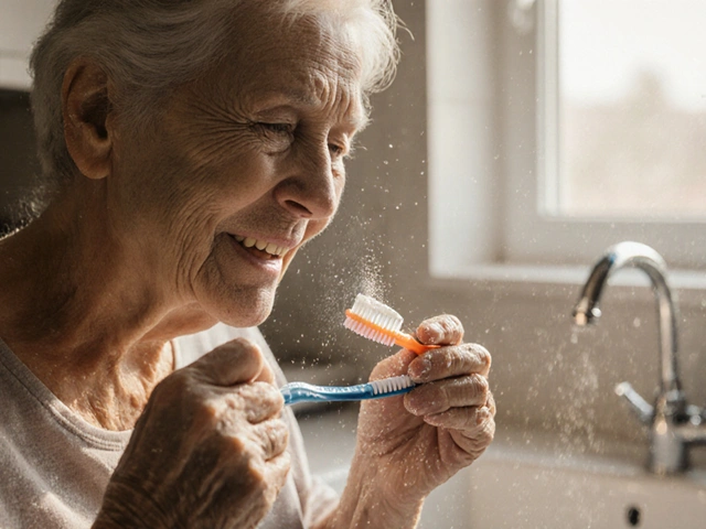 Jak se používá Corega pro nasazovací zuby - krok za krokem