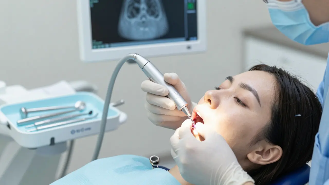 Broušení zubů: Jak pomáhá při léčbě zubního kazu a proč to dentista dělá