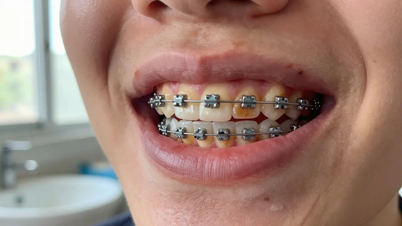 Jak vybělit zuby s rovnátky bez poškození ortodontického zařízení