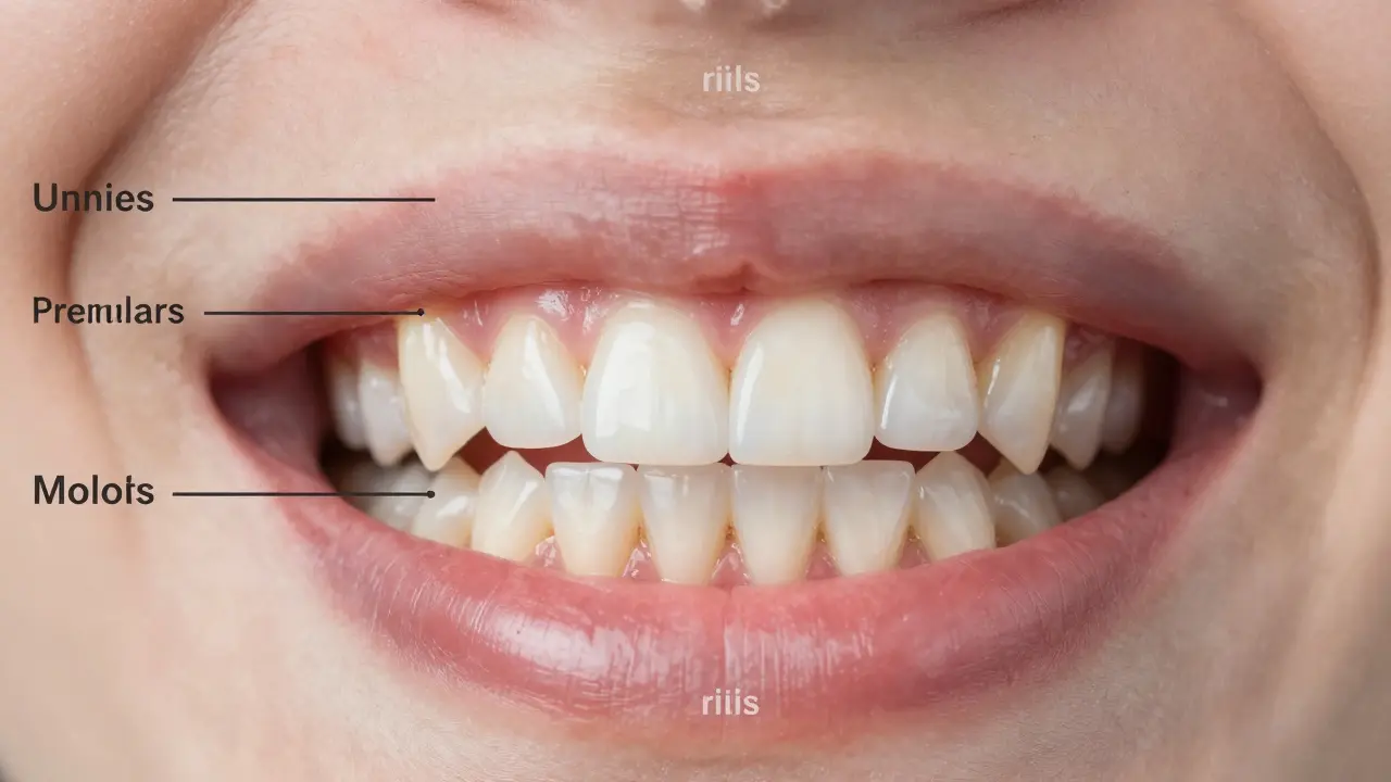 Názvy jednotlivých zubů: Jak je správně identifikovat a poznat