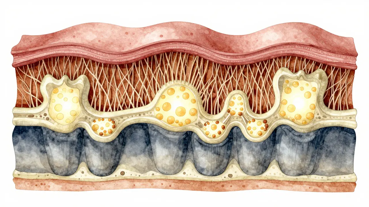Proces regenerace kosti v čelisti po vytržení zubu