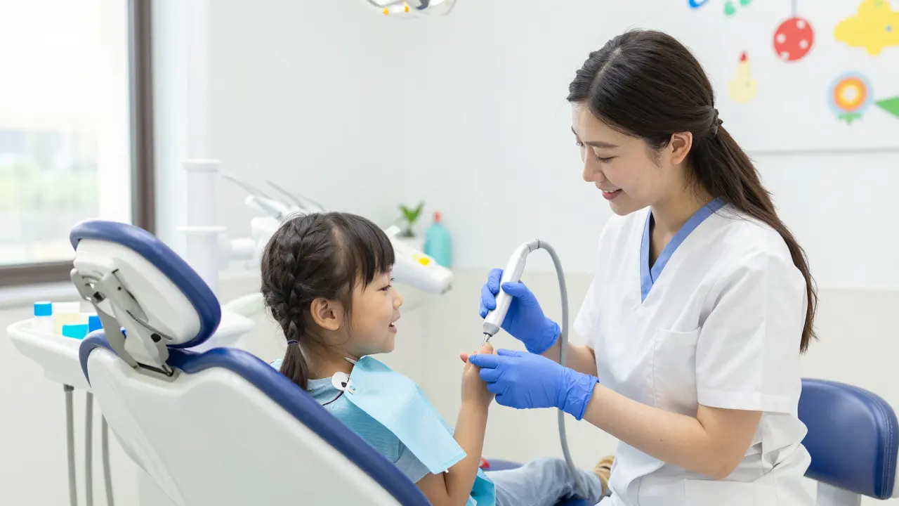Přátelská dentální hygiena pro děti s ultrazvukovým čištěním